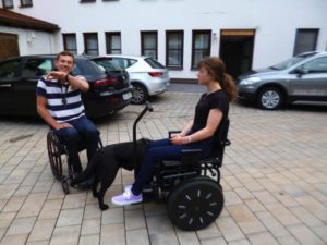 Blumil electric wheelchair ride