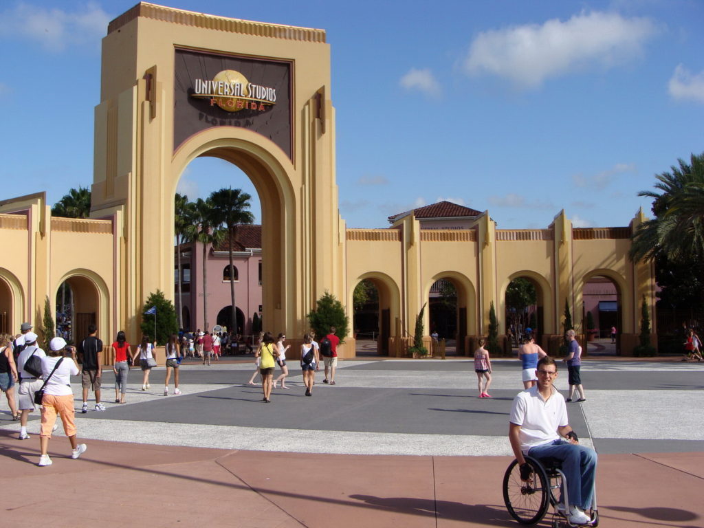 Universal Studios Florida, Trip to Orlando, Florida, USA, accessibility rating, Blumil wheelchair