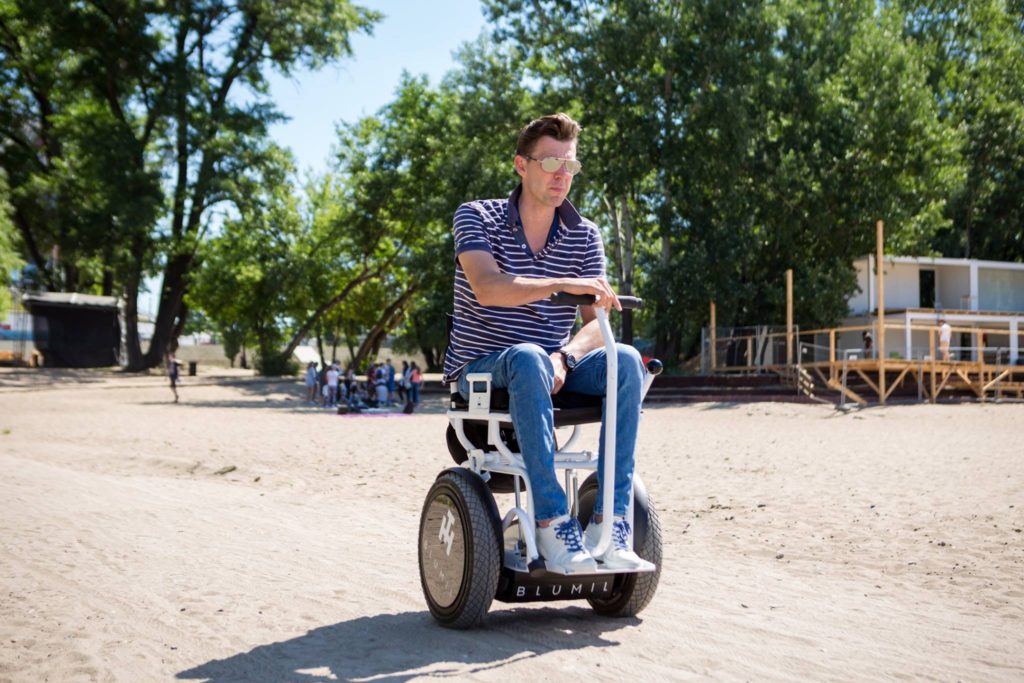 Blumil wheelchair, all-terrain, off-road, electric wheelchair