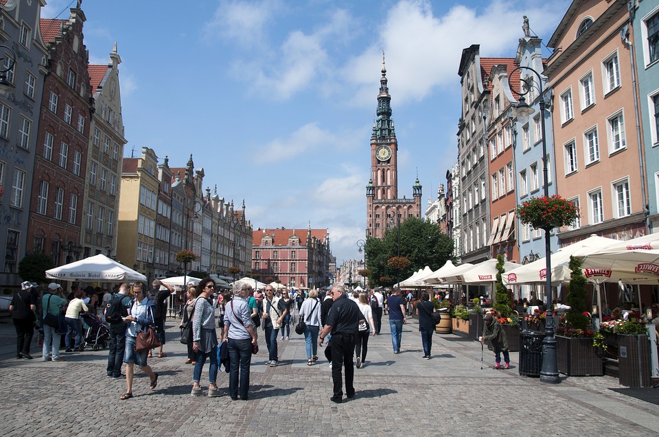 The Old Town, Gdańsk, Poland, accessible travel, electric wheelchair, accessible Poland