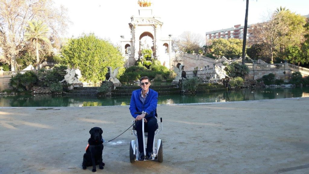 Barcelona, Spain, The Great Accessibility rating, electric wheelchair Blumil