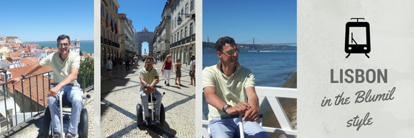 Lisbon in the Blumil style, Portugal, accessible travel, travel in a wheelchair, travel with an electric wheelchair