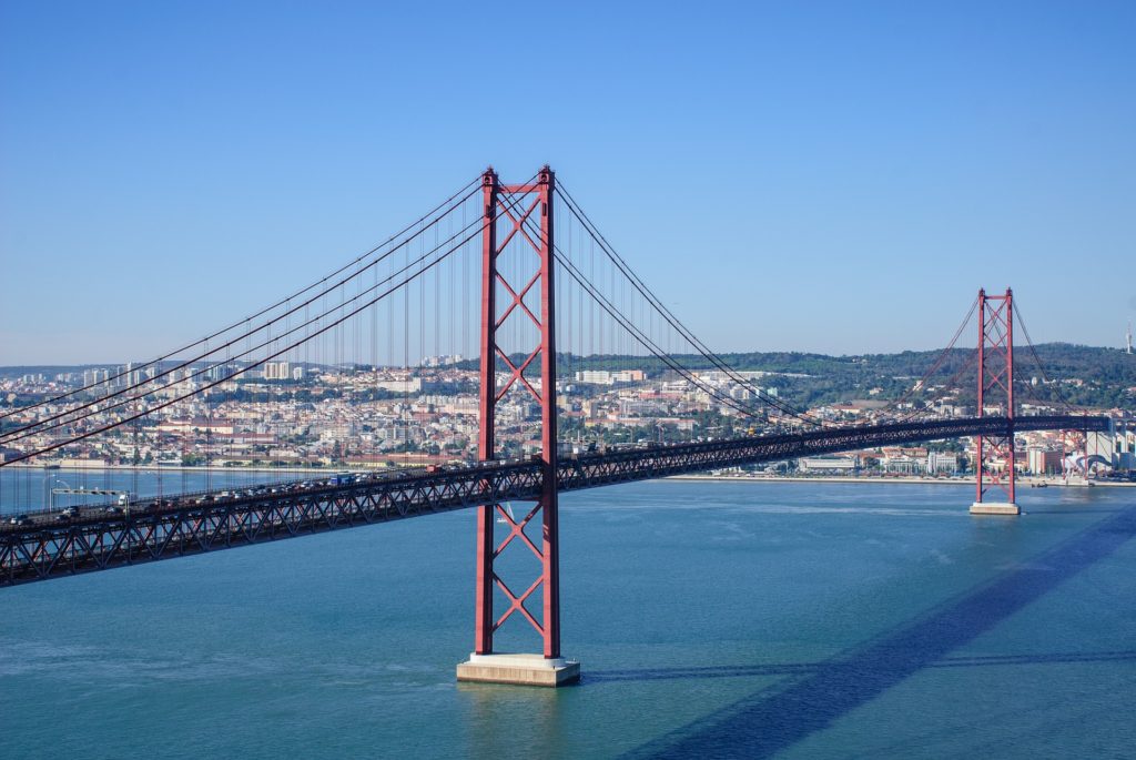 25 de Abril Bridge, Lisbon, Portugal, accessible travel, electric wheelchair