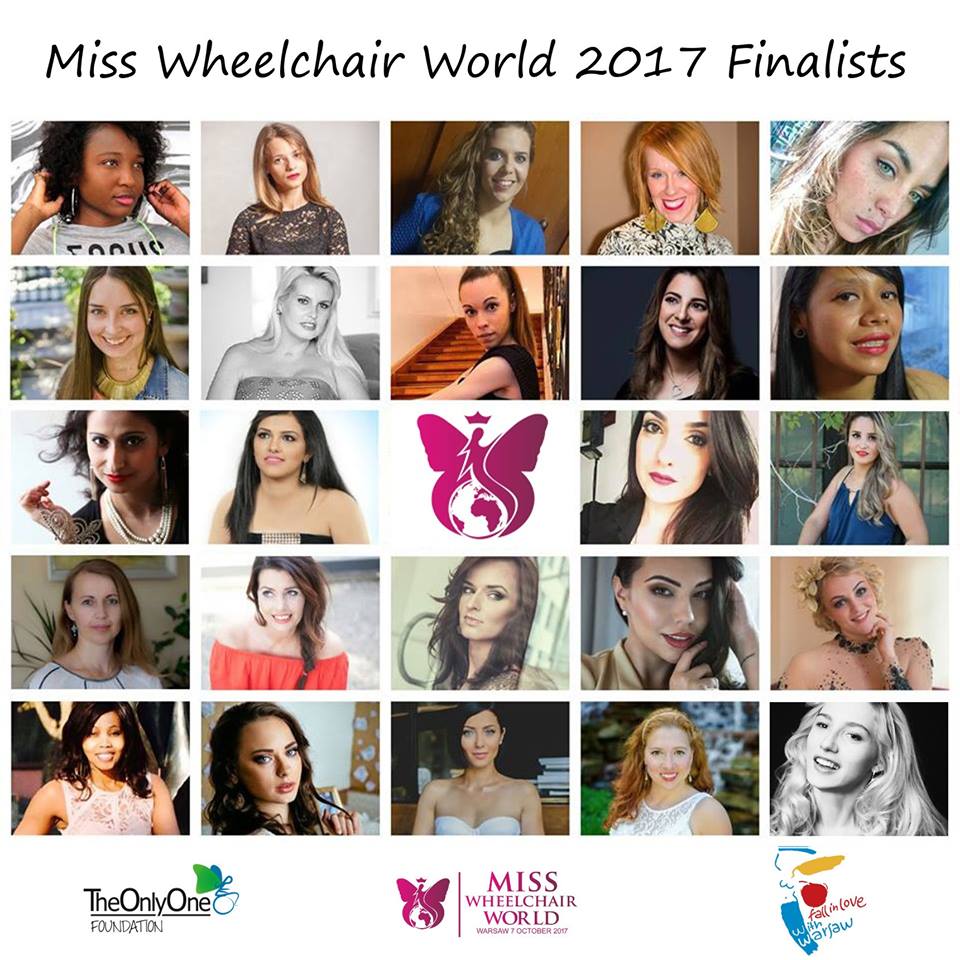 Miss Wheelchair World, beauty contest in Warsaw, Poland, electric wheelchair