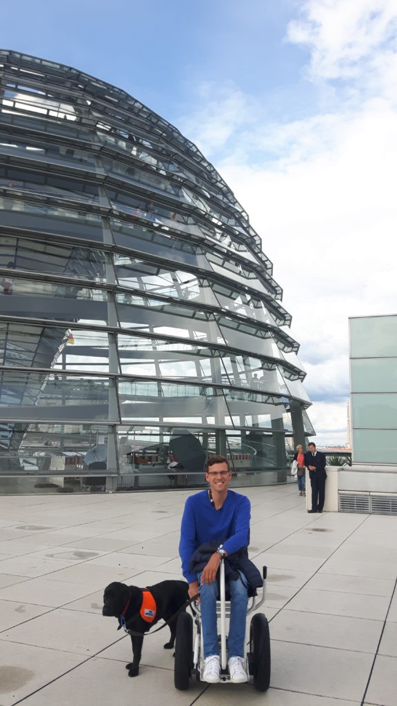 Bundestag, Berlin, Germany, accessible travel, electric wheelchair