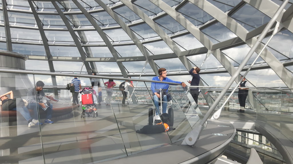 Bundestag, Berlin, Germany, accessible travel, electric wheelchair