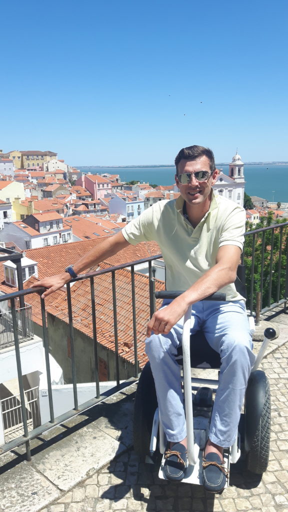 Alfama, Lisbon, Portugal, accessible travel, travel in an electric wheelchair