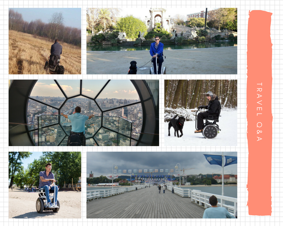 Accessible travel, travel in an electric wheelchair, Blumil q&a
