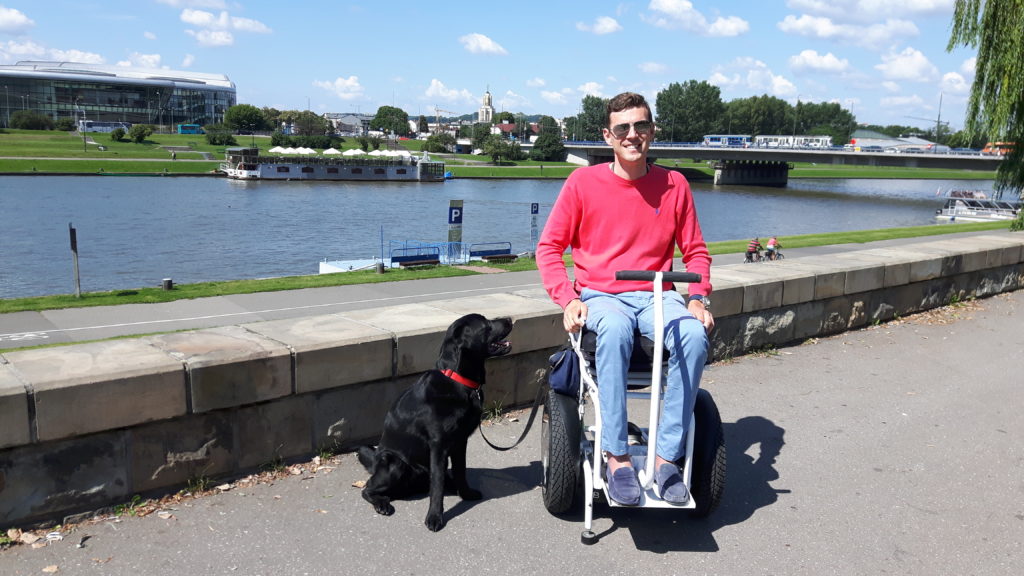 Vistula, Krakow, Poland, accessible travel in an electric wheelchair, electric wheelchair, wheelchair friendly travel, Kraków for wheelchair users