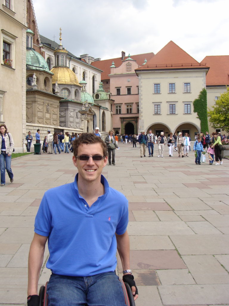 Wawel Castle, Krakow, Poland, historic site in Krakow, accessible Krakow, Krakow for manual and electric wheelchair users, electric wheelchair