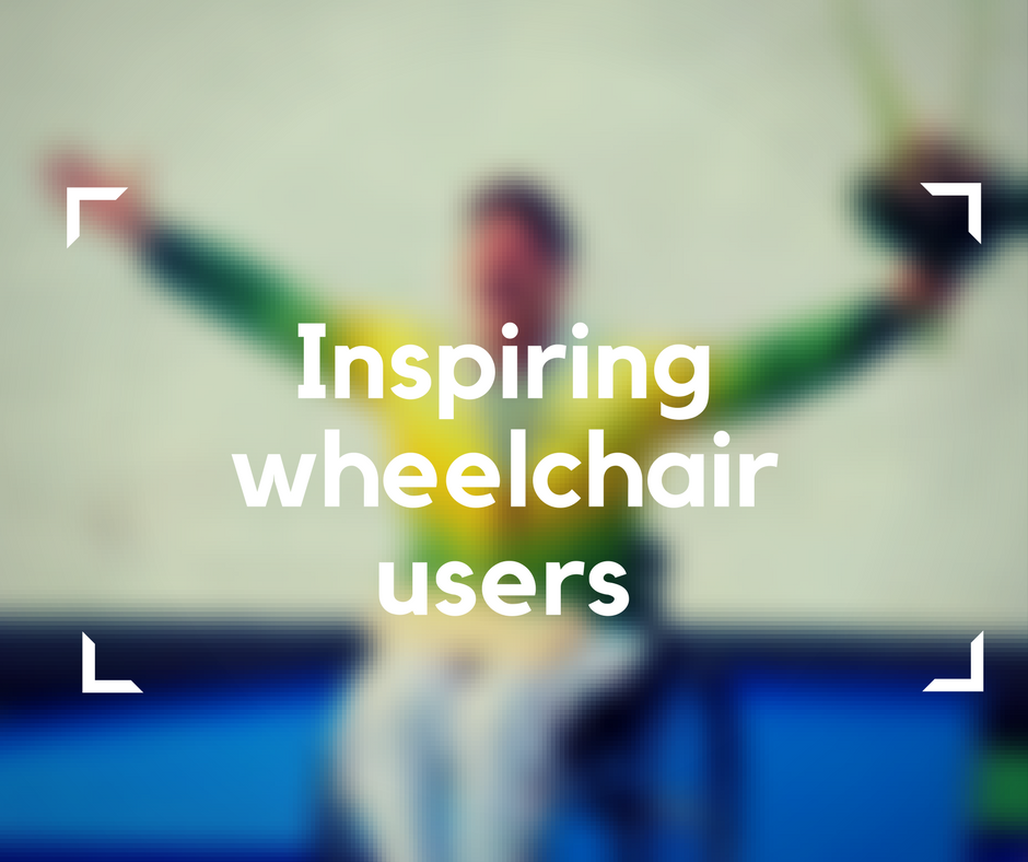 Inspiring wheelchair users