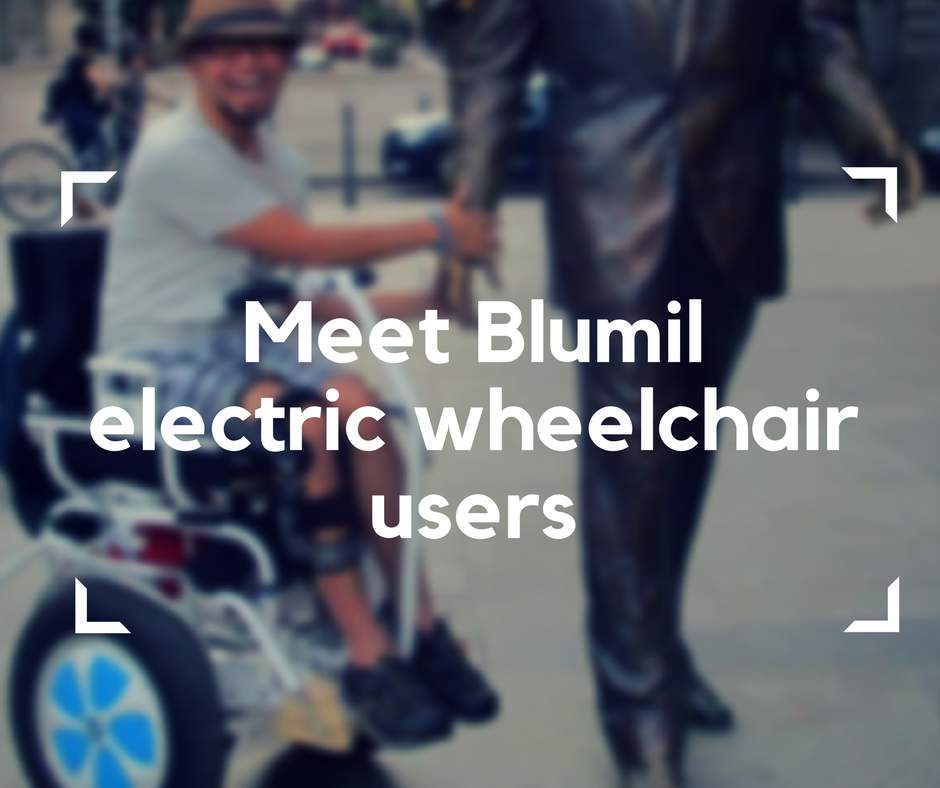 Blumil electric wheelchair users, electric wheelchair, accessible travel, travel in an electric wheelchair