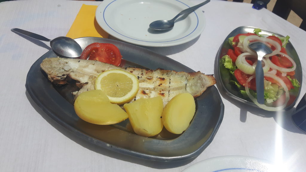 fish platter, Portugal, electric wheelchair, accessible travel, wheelchair friendly travel, traveling in an electric wheelchair