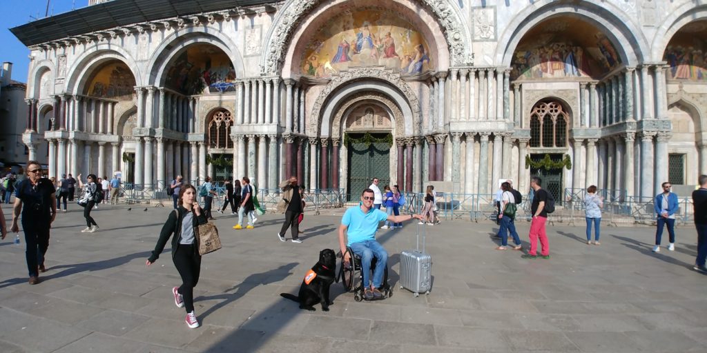 Venice, electric wheelchair, all-terrain electric wheelchair, accessible travel, wheelchair friendly travel, travel in an electric wheelchair, accessible tourism, Venice in a wheelchair